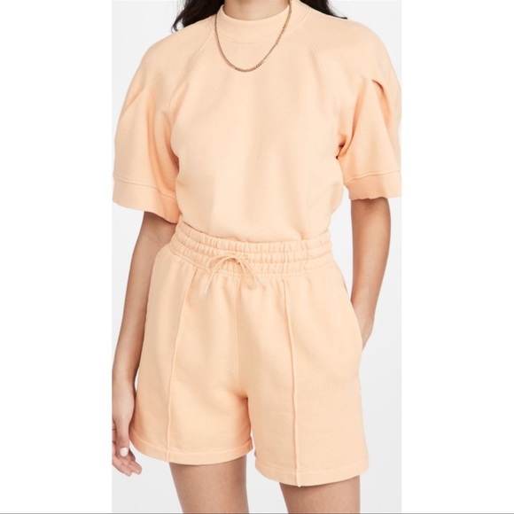 Agolde The Round Shoulder Half Sleeve Box Sweatshirt - Picture 1 of 3